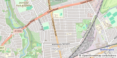 Map of Newcastle Upon Tyne
