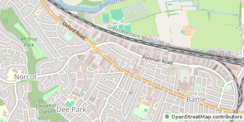 Map of Reading