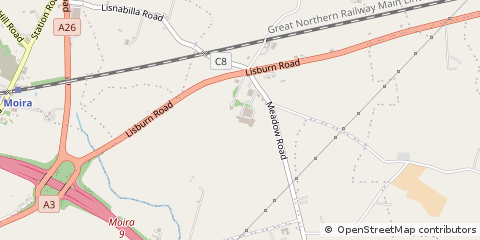 Map of Craigavon