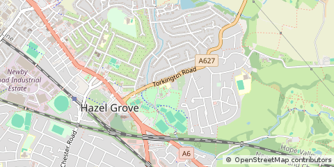 Map of Stockport, Cheshire