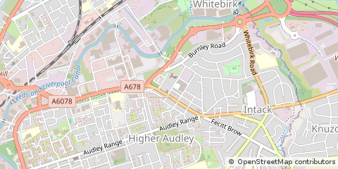Map of Blackburn