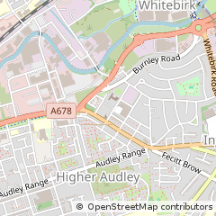 Map of Blackburn