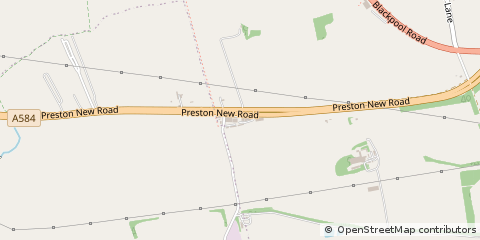 Map of Preston, Lancashire