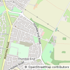Map of Sutton Coldfield, West Midlands