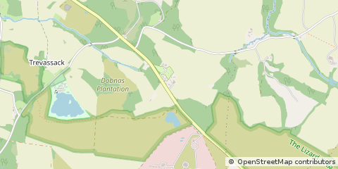 Map of Helston, Cornwall