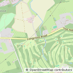 Map of Chertsey, Surrey
