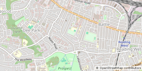 Map of Reading