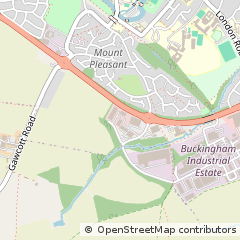 Map of Buckingham, Buckinghamshire