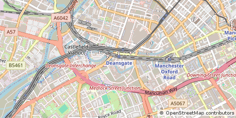 Map of Manchester