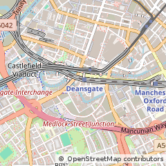 Map of Manchester