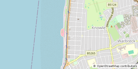 Map of Blackpool, Lancashire