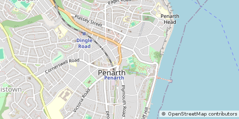 Map of Penarth