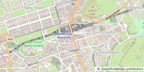 Map of Edinburgh