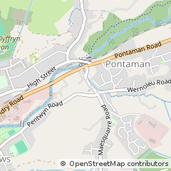 Map of Ammanford