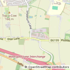 Map of Bolton, Lancashire