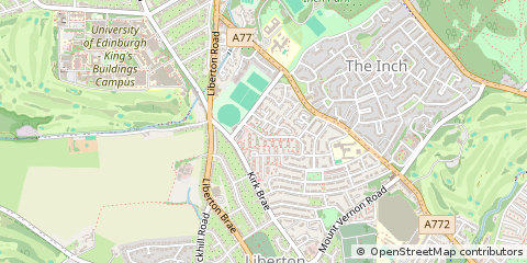 Map of Edinburgh
