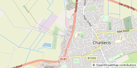 Map of Chatteris, Cambridgeshire