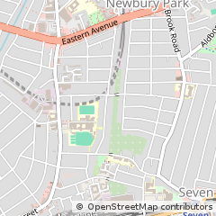 Map of Ilford, Essex