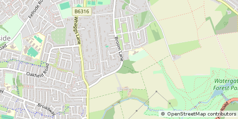 Map of Newcastle Upon Tyne