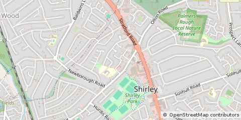 Map of Solihull