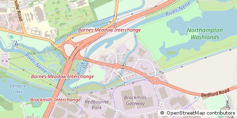 Map of Northampton