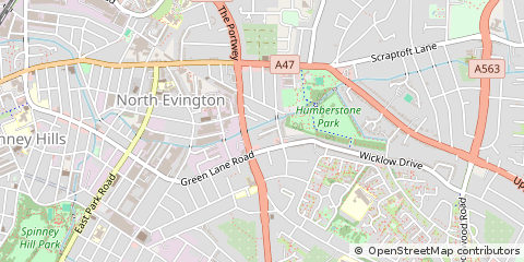 Map of Leicester