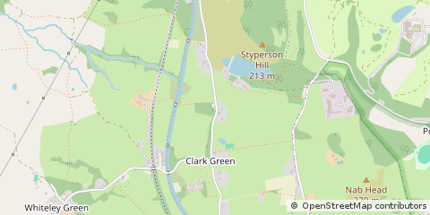 Map of Macclesfield, Cheshire
