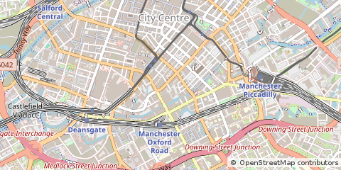 Map of Manchester