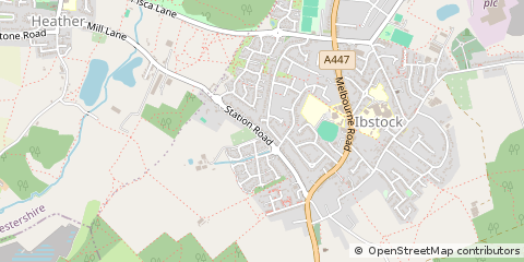 Map of Ibstock, Leicestershire
