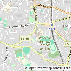 Map of Altrincham, Cheshire