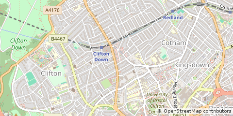 Map of Bristol