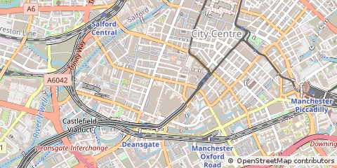 Map of Manchester