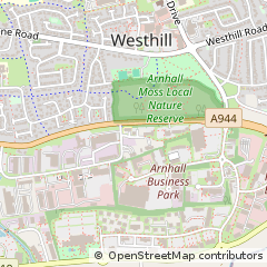 Map of Westhill, Aberdeenshire