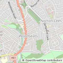 Map of Sheffield