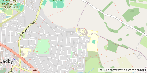 Map of Leicester