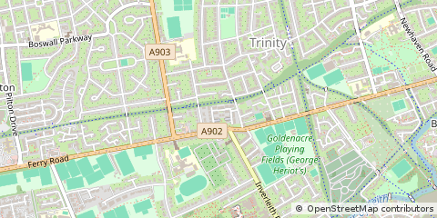 Map of Edinburgh
