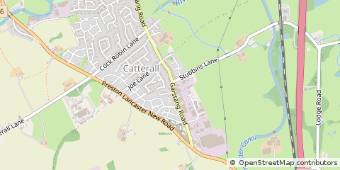 Map of Preston, Lancashire