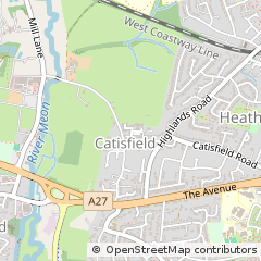 Map of Fareham