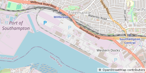 Map of Southampton