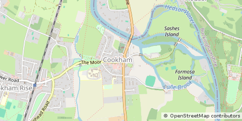 Map of Cookham, Berkshire