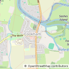 Map of Cookham, Berkshire