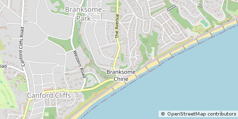 Map of Poole, Dorset