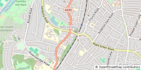 Map of Birmingham