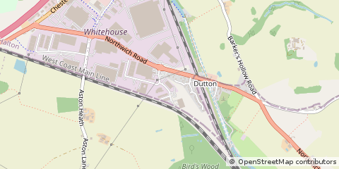 Map of Runcorn, Cheshire