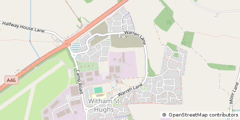 Map of Lincoln, Lincolnshire