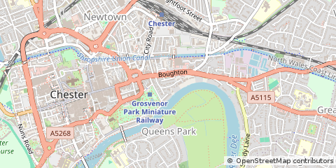 Map of Chester, Anglesey