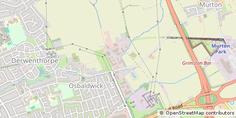 Map of Osbaldwick, York