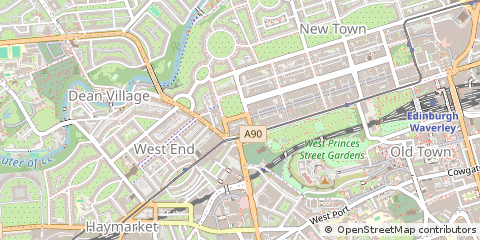 Map of Edinburgh