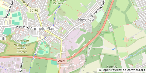 Map of Stanley, CO. Durham