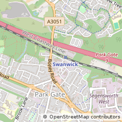 Map of Southampton, Hants